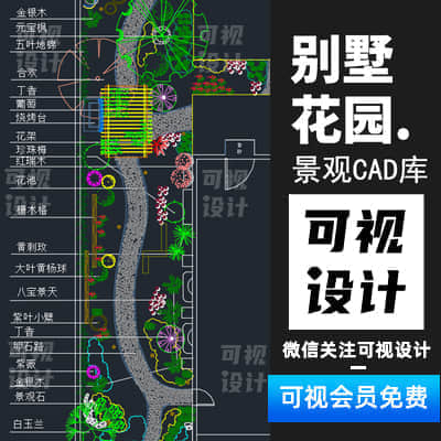 【景观别墅】居住小区别墅花园庭院中式欧式景观案例CAD素材